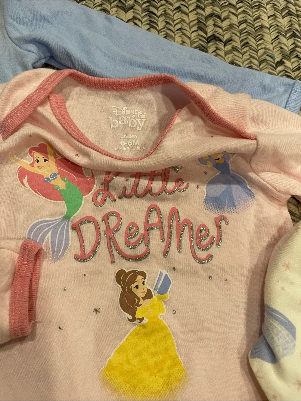 Disney Princess infant gowns 0-6 months